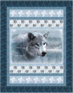 Wolf and Snowflakes